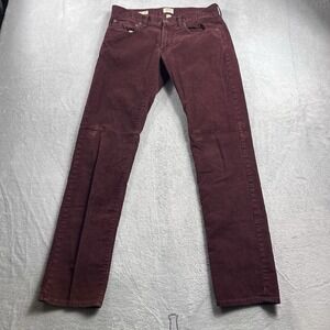 J. Crew Factory Men's Corduroy Pants - Deep Red